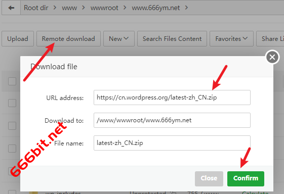 aapanel-remote-download
