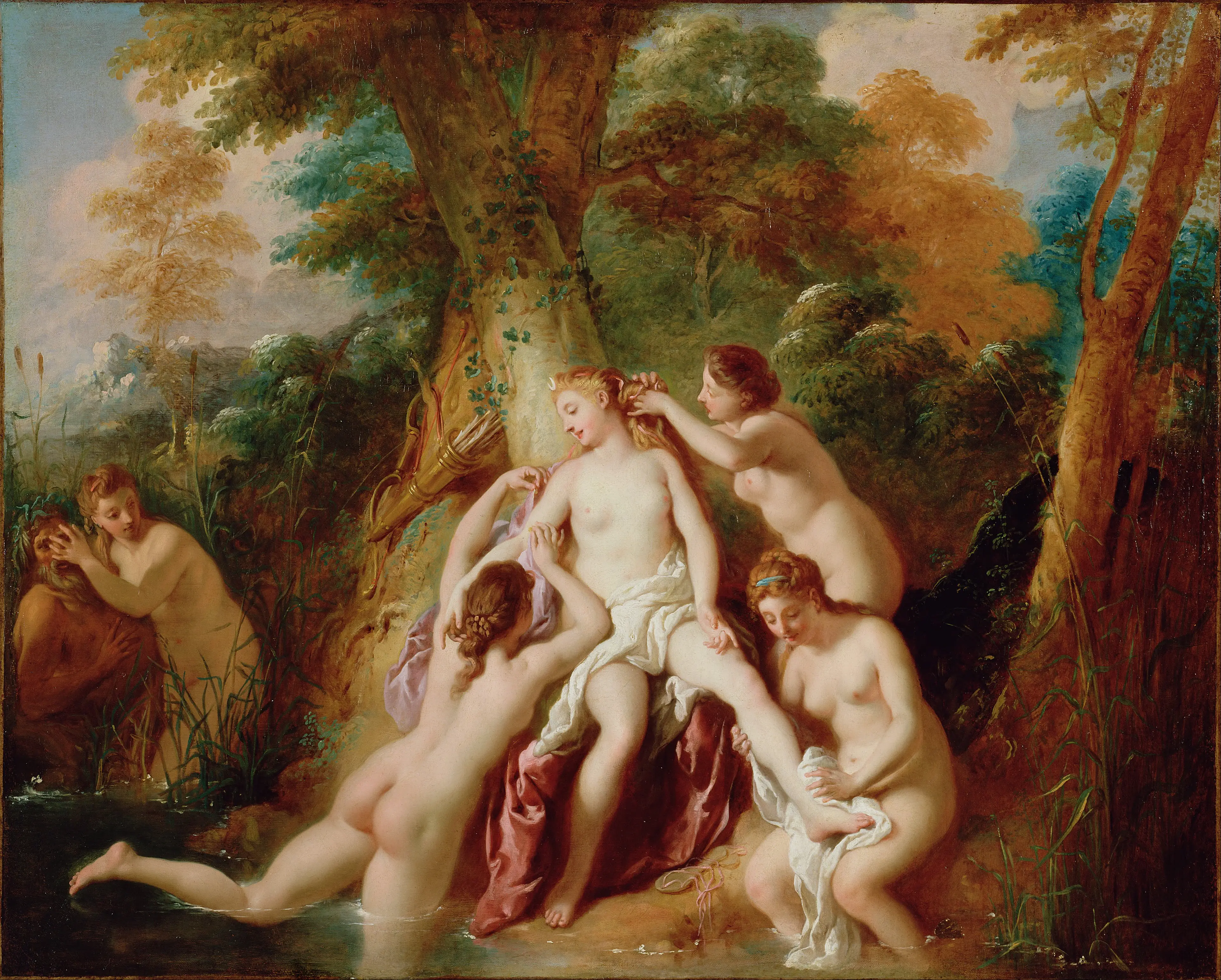 Diana and Her Nymphs Bathing