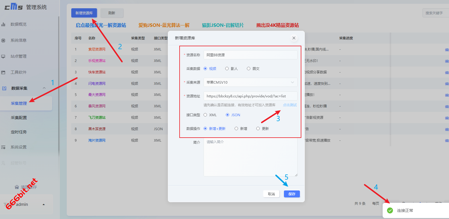 iycms Collection Test
