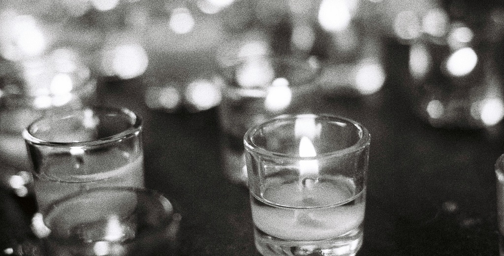 Black and White Wine Glass Background Light Blur