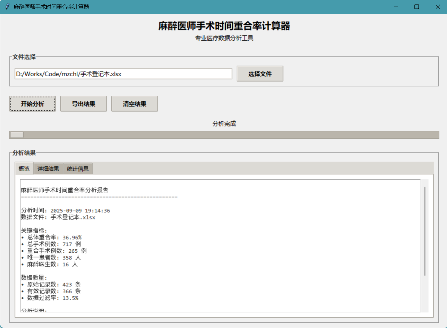 图片[1]-麻醉医师手术时间重合率计算工具-智麻云