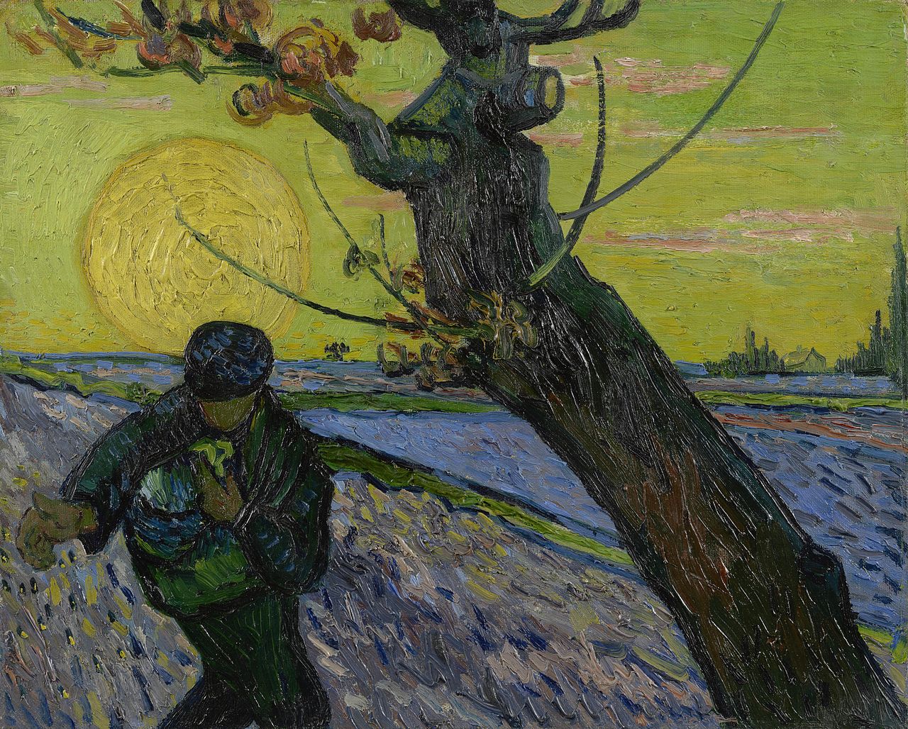 The Sower with Setting Sun, c.1888. Van Gogh Museum, Amsterdam