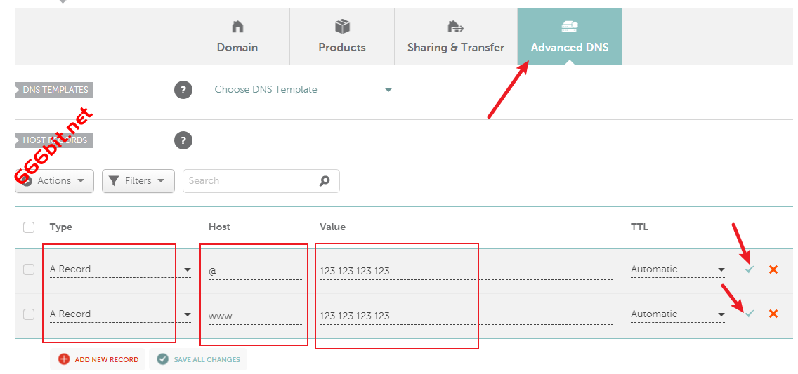 Domain Resolution Settings