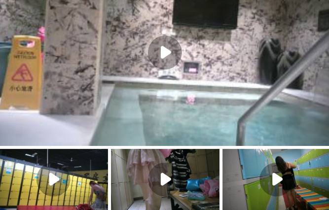 Domestic hot spring club candid dressing room, beautiful women abound  65g 421v