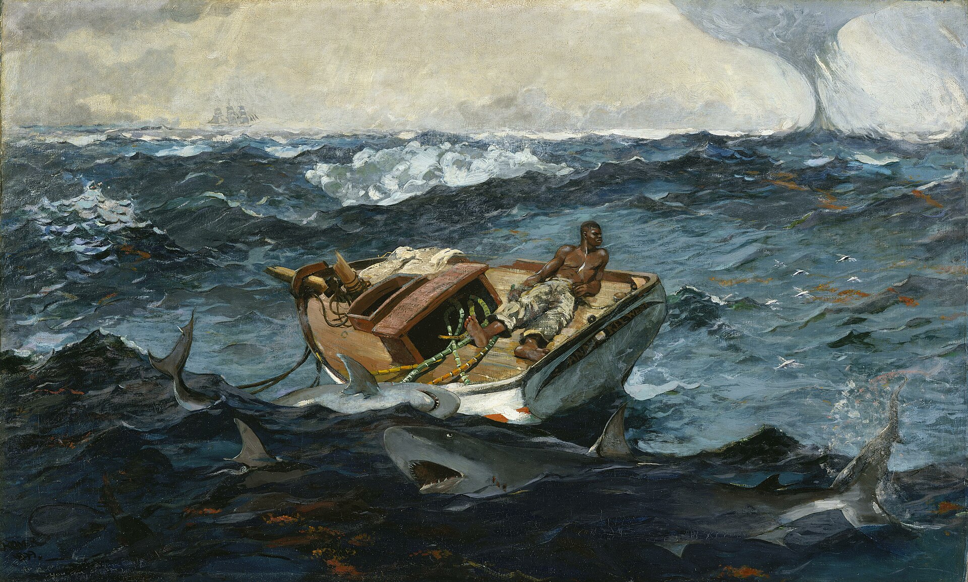 Winslow Homer - The Gulf Stream - Metropolitan Museum of Art. 1899