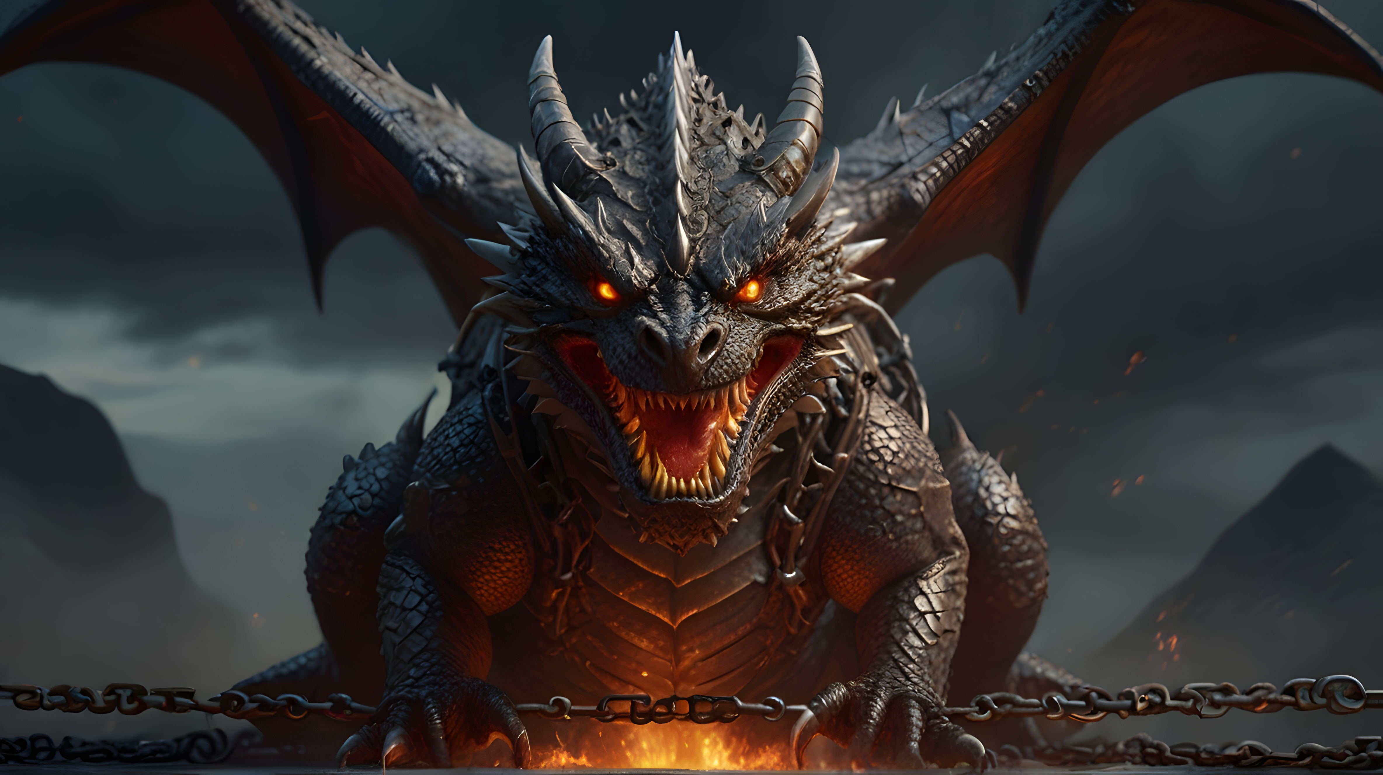 Default_A_dragon_wrapped_in_iron_chains_angry_and_breathing_fi_0_upscayl_4x_realesrgan-x4plus_看图王