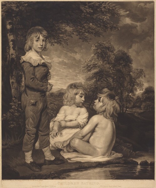 Children Bathing (The Hoppner Children), 1804