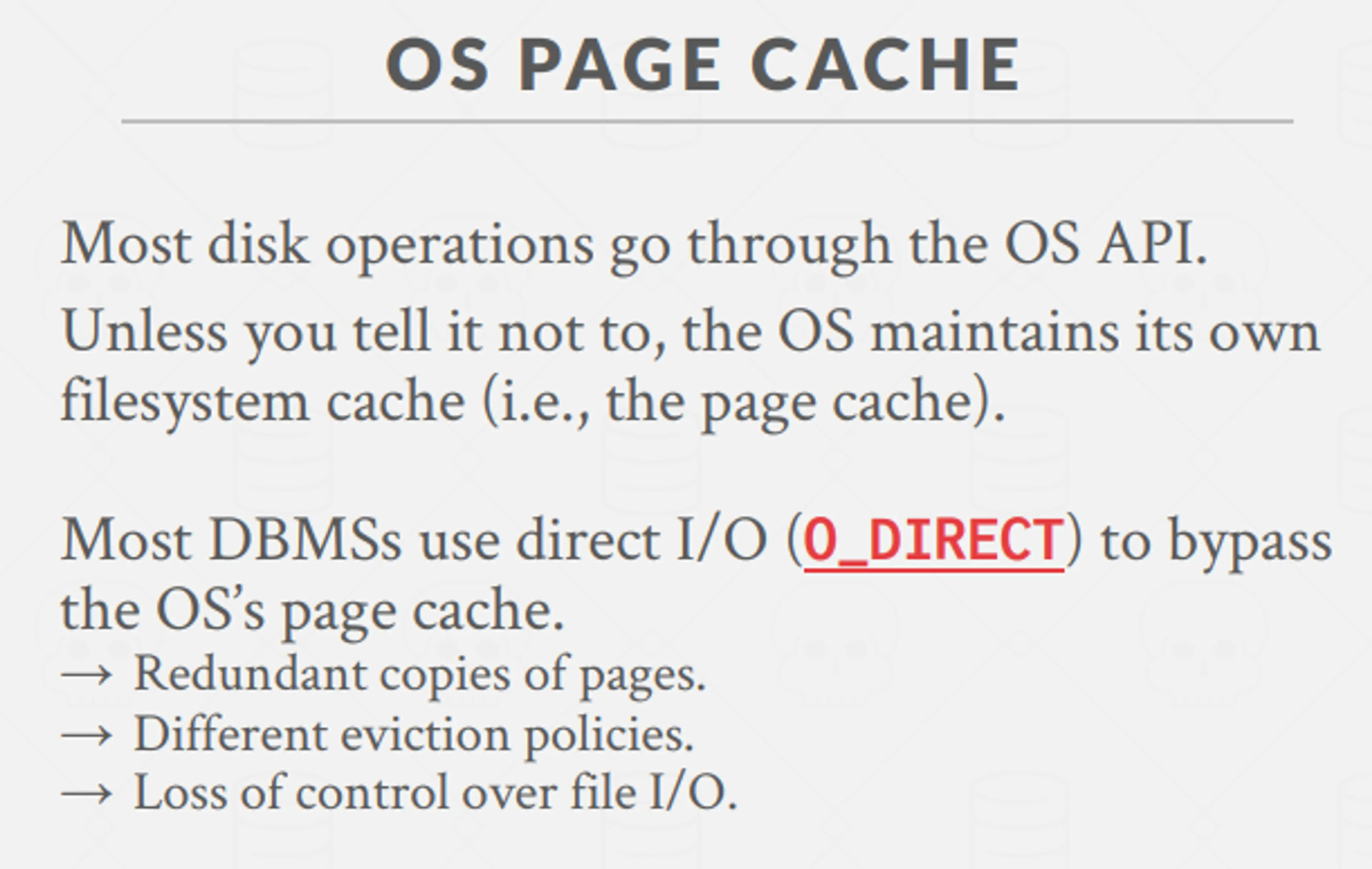 OS Page Cache