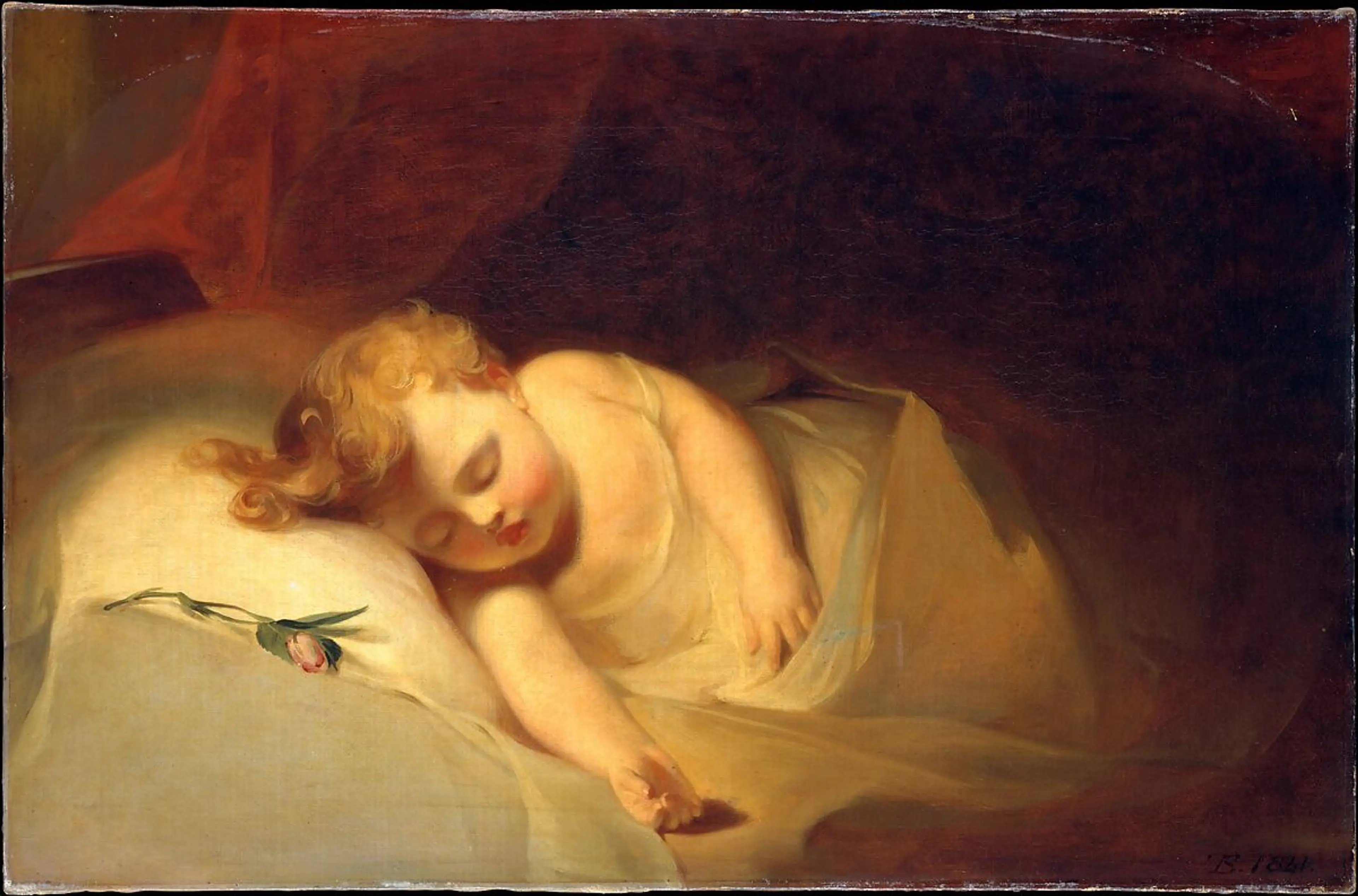 Child Asleep (The Rosebud)