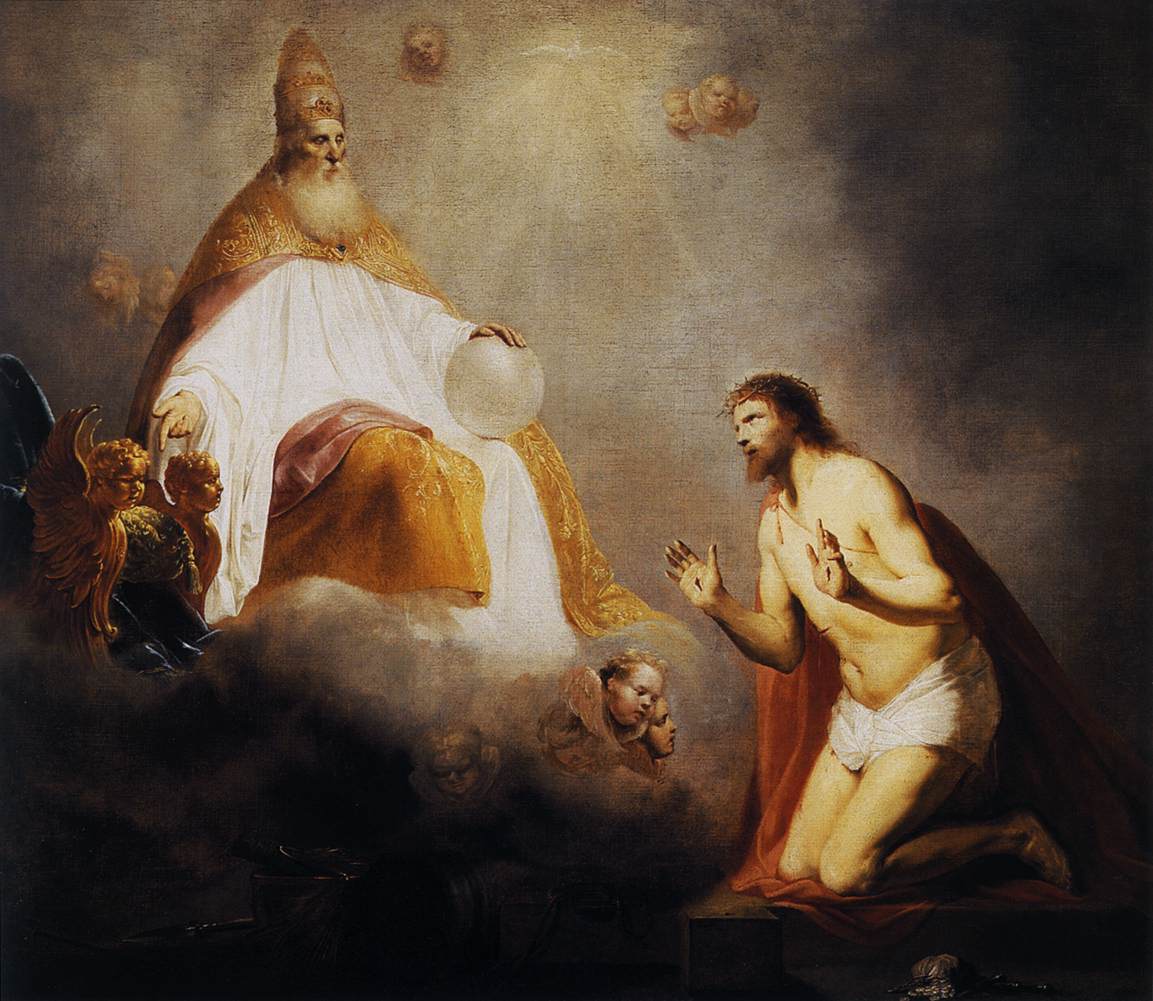 De Grebber-God Inviting Christ to Sit on the Throne at His Right Hand