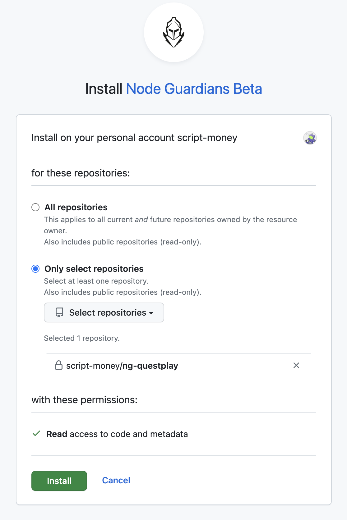 add github app