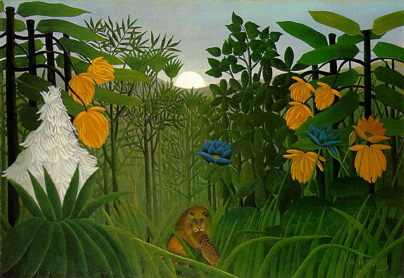 Henri Rousseau: The Repast of the Lion