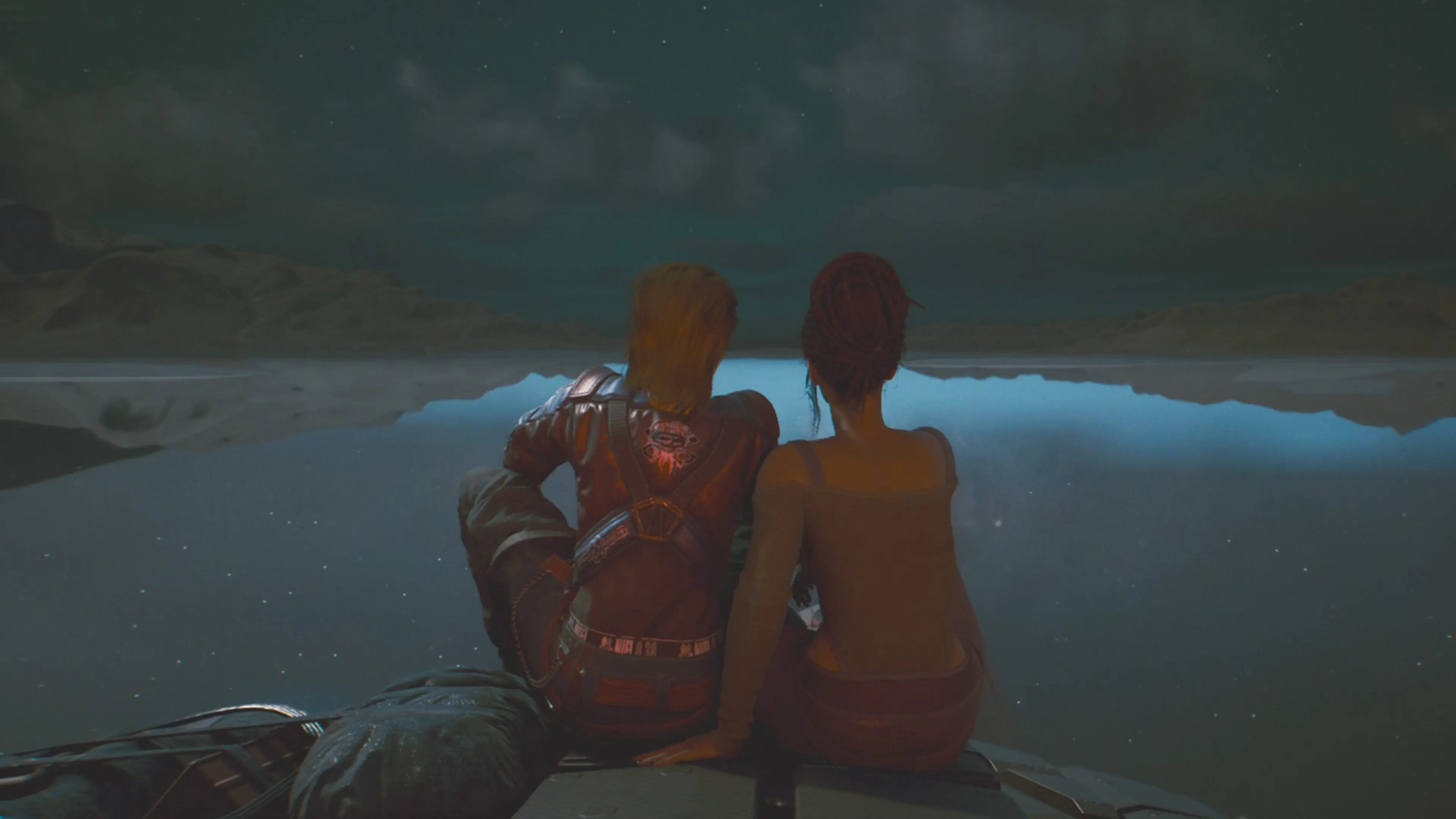 Screenshot of the game: A photo with a wife