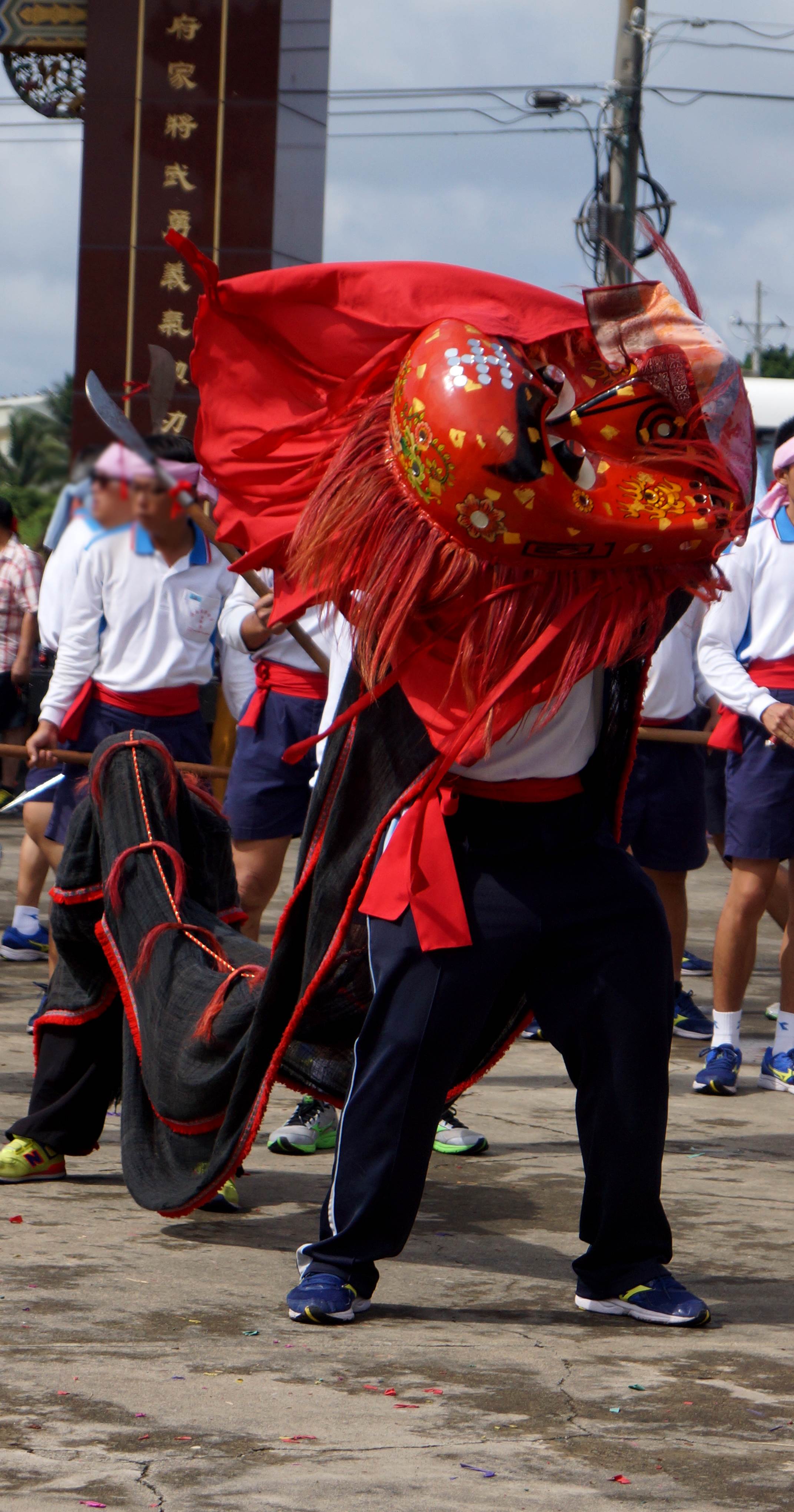 乙未香科。我總覺得溪南寮興安宮的金獅很可愛，會讓我想起小新。XD